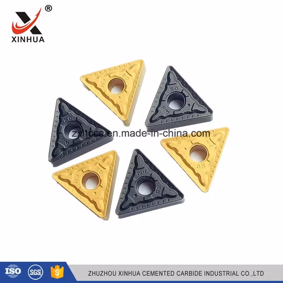 Inserções CNC para torneamento de carboneto de tungstênio Tnmg160408