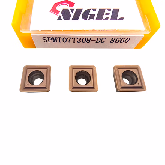 Venda quente de inserção de perfuração de carboneto de tungstênio Spmt07t308