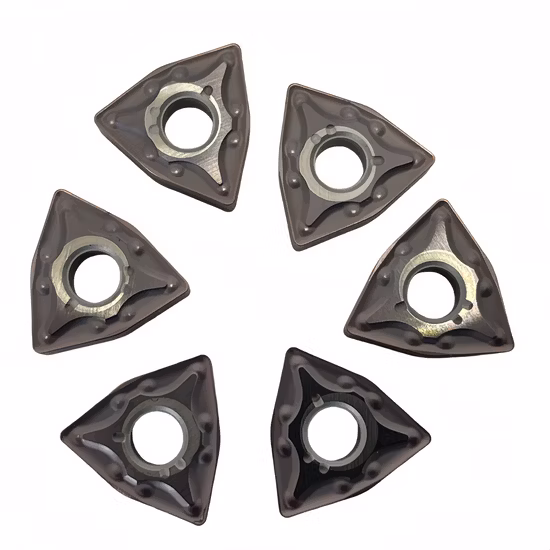 Inserção CNC indexável de carboneto de tungstênio Wnmg080408