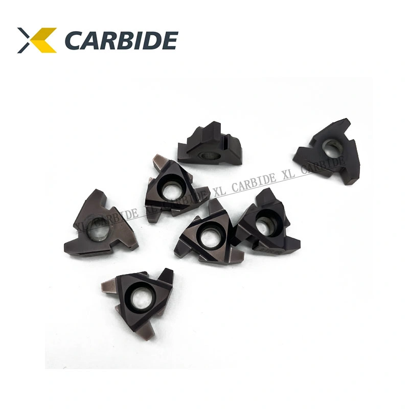 Zhuzhou XL Carbide Hand Tool Wholesale Price Turning Insert CNC Threading Inserts for Turning Lathe 16er 1.0 1.25 2.0 2.5 3.0 ISO Standard