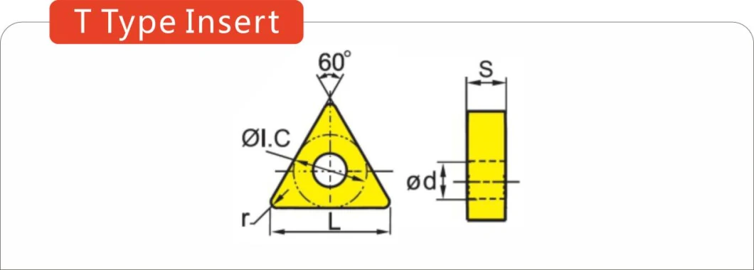 Tcmt16t304-Mt Standard Turning Insert for CNC Cutting Tools