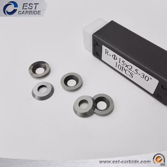 Inserções da ferramenta de corte do carboneto de tungstênio do elevado desempenho para o corte de madeira dura