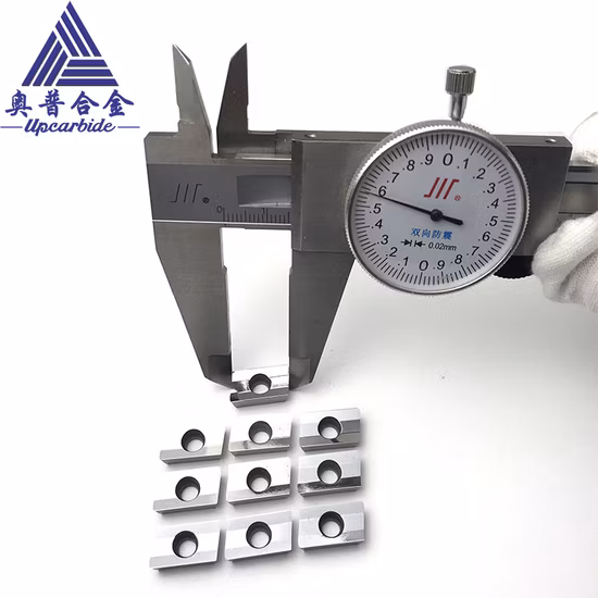 Inserções não padrão do carboneto de tungstênio das lâminas de alumínio do CNC Al para cortar o aço