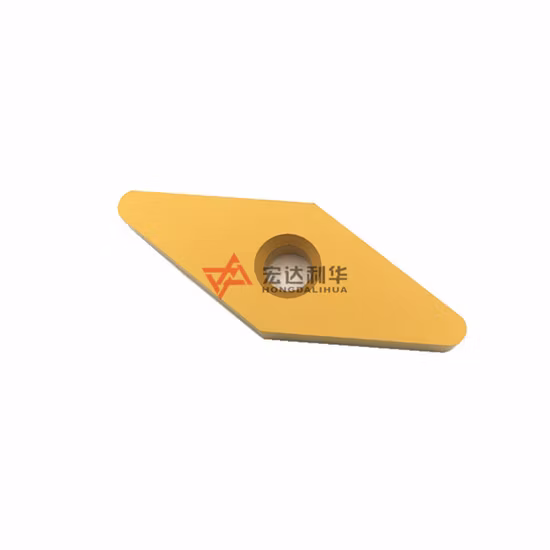 CNC padrão ISO que gira Vnmg inserções de revestimento dourado para ferros fundidos, corte de aço