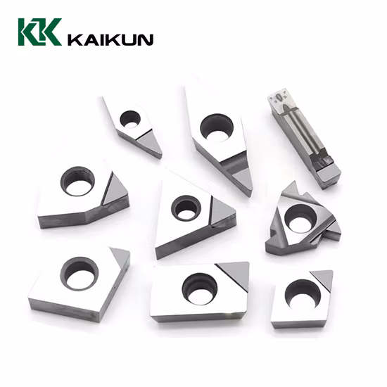Inserto de torneamento CNC/PCD/CBN padrão e personalizado
